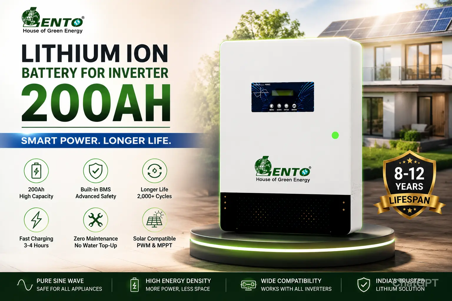 Lithium Ion Battery for Inverter 200Ah: The Ultimate High-Capacity Power Backup Guide